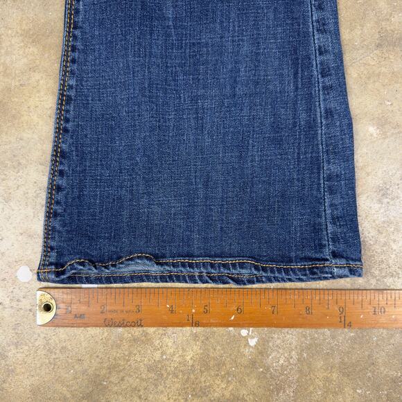 American Eagle Artist Jeans Women’s 6 Flare Super Stretch Blue Denim - Picture 12 of 12